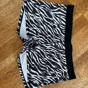 Girls zebra print spandex